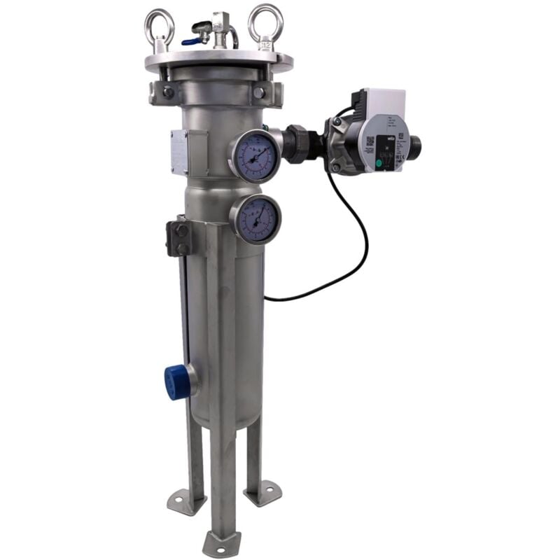 Toodo - Pot à Boue Magnétique Inox Dn50 à Brides Avec Circulateur 18 M3/h Et Poche Filtrante 50µm - 10 Bars Max