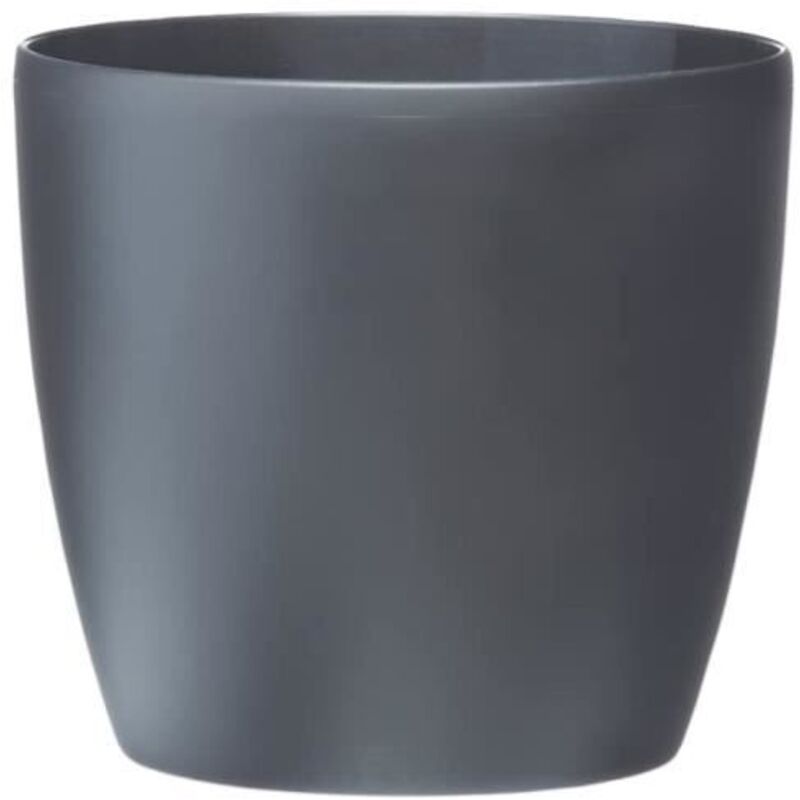 Elho Brussels Large Round Wheeled Pot 40cm ANTHRACITE NWT7105