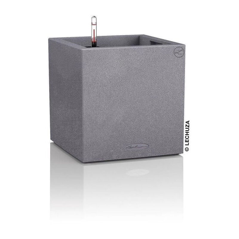 Lechuza - Jardinière Canto Color Square 40 all-in-one Gris 13720 Gris