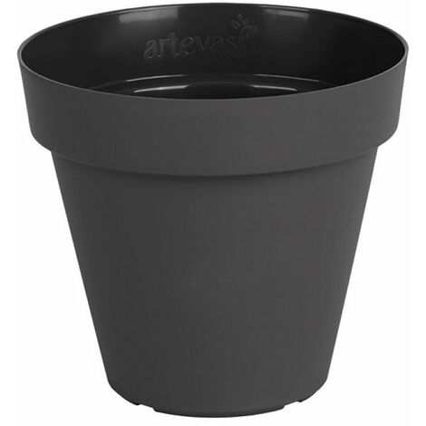Jardinière Capri XL 60 Cm Anthracite - Grande Taille Pour Plantes Volumineuses - Design Moderne