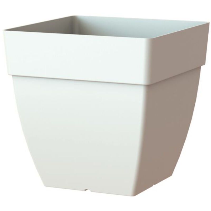 pot capri carre 40cm blanc