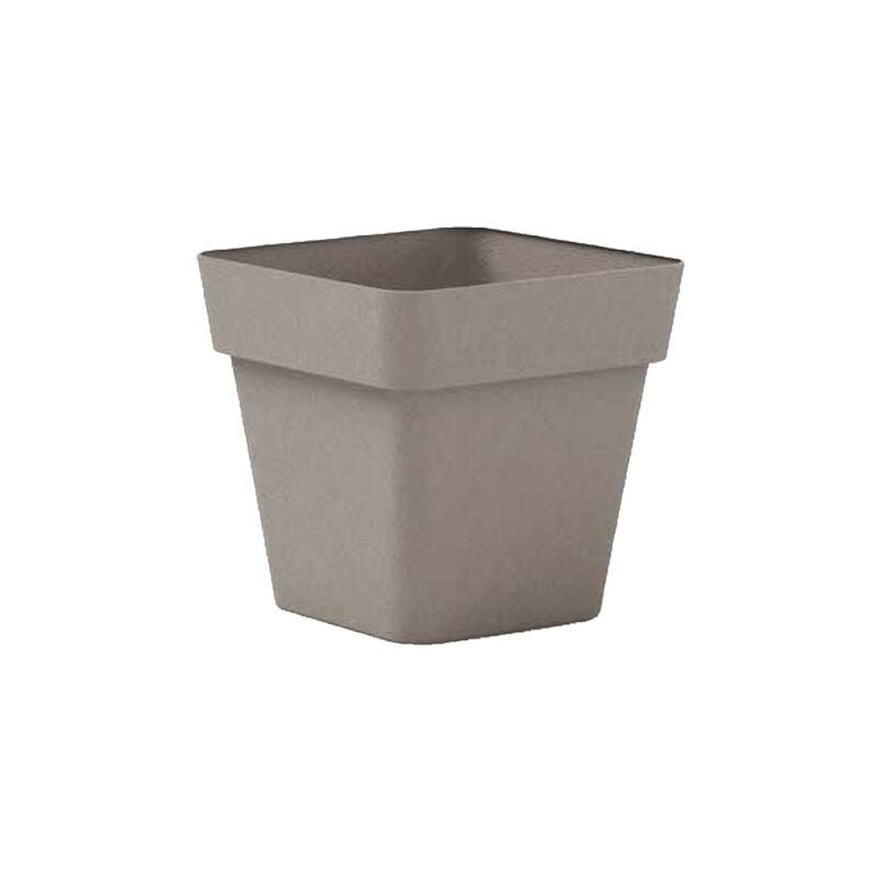 Veca - Vase carré Cléo Blanc - 24 cm - Blanc