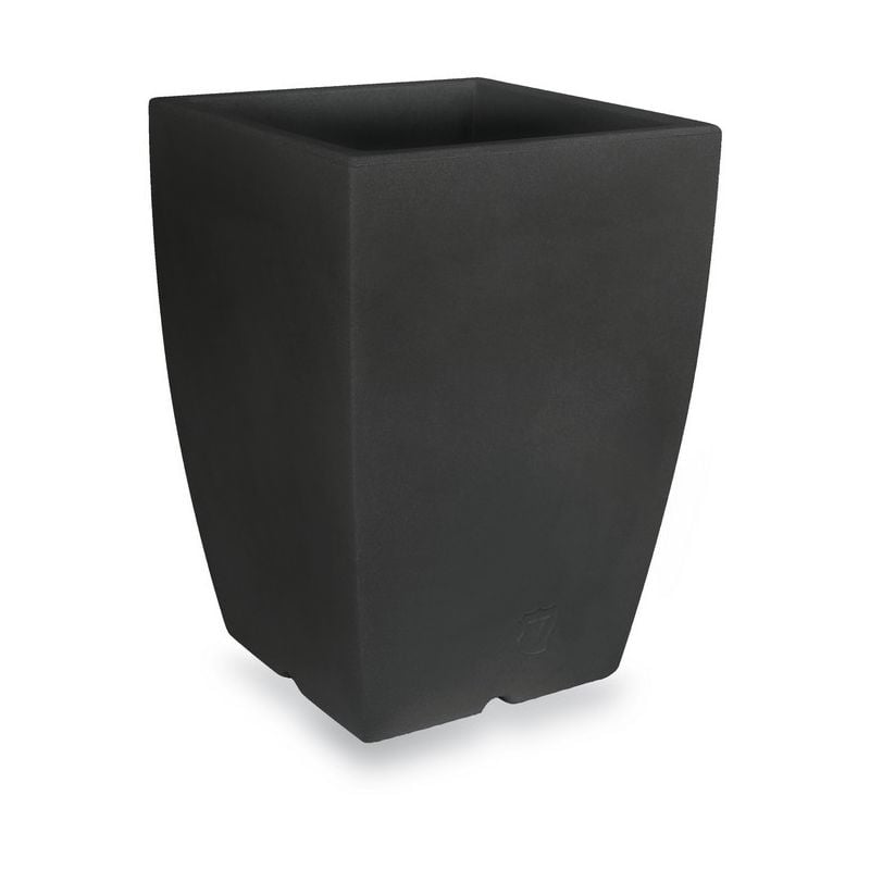 Vase carré Genèse Anthracite - 50 cm
