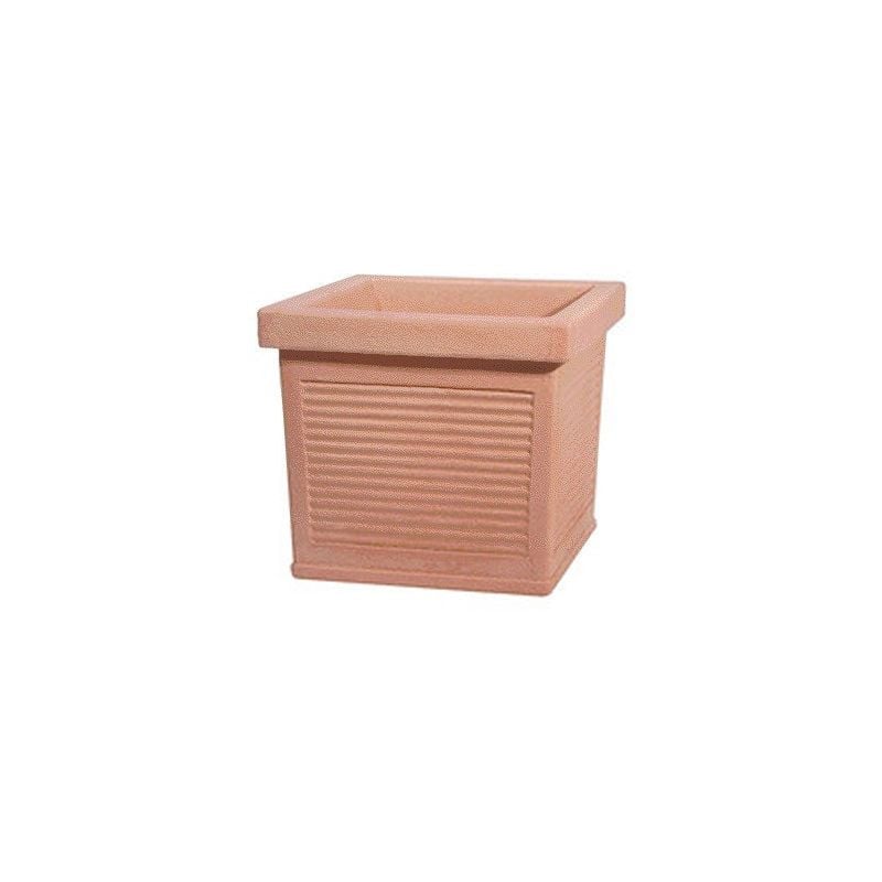 Vase carré Lombardie 50 cm - Terre cuite