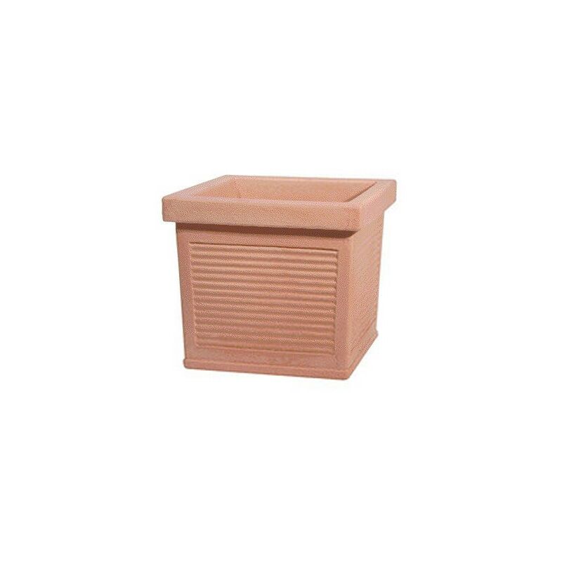 Vase carré Lombardie Terre cuite - 47 cm