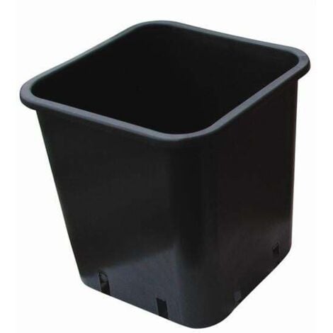 NUOVA PASQUINI E BINI SPA Pot Carré - 1,5L - Noir - 12X12X13cm