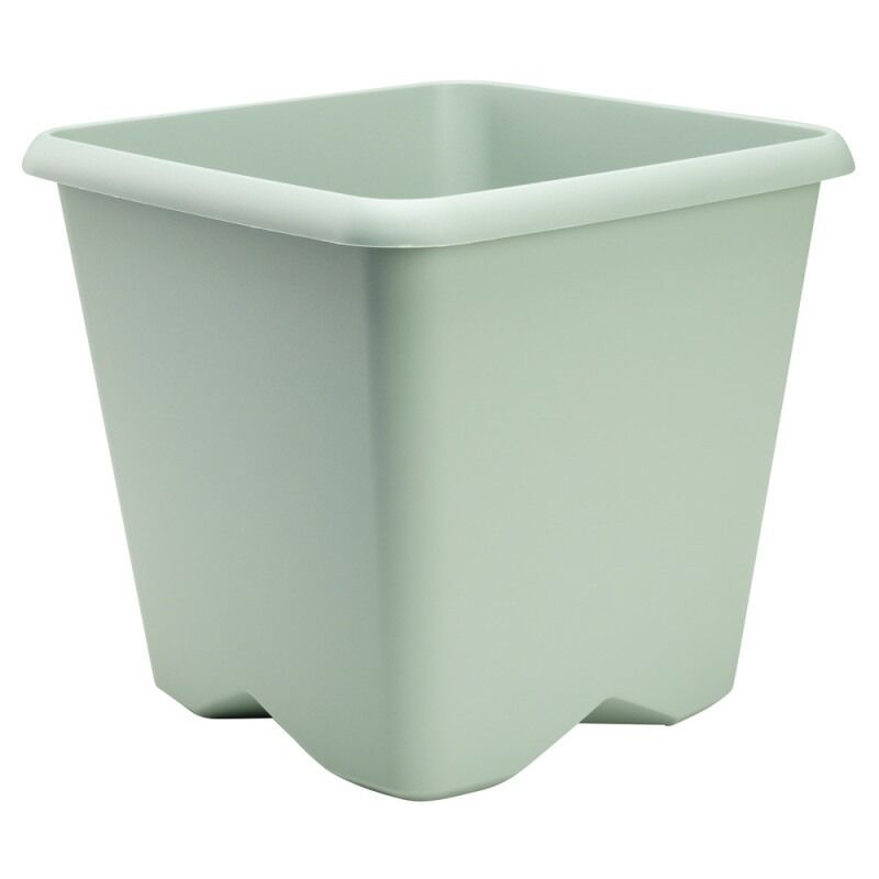 Pot carré non percé CHORUS Vert laurier, 40 x 40 x 36,4 cm, 35,6 L - EDA