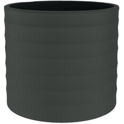 Pot Chloe Horizontal ø 26 Cm - Coloris Anthracite