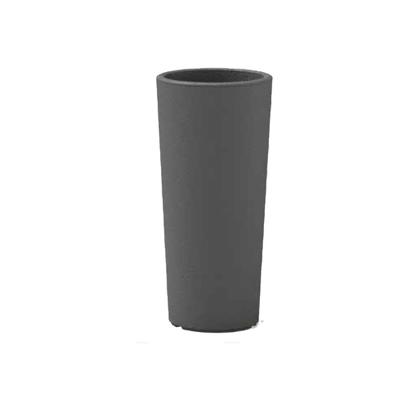 Vase Clou Tondo avec cache-pot Anthracite - 65 cm