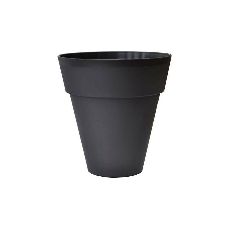 Vase Conique Dallas 47 cm - Gris foncé