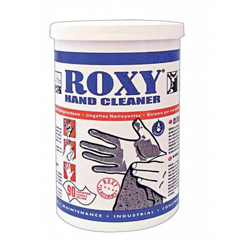 Roxy Hand Cleaner - 90 lingettes nettoyantes pour mains