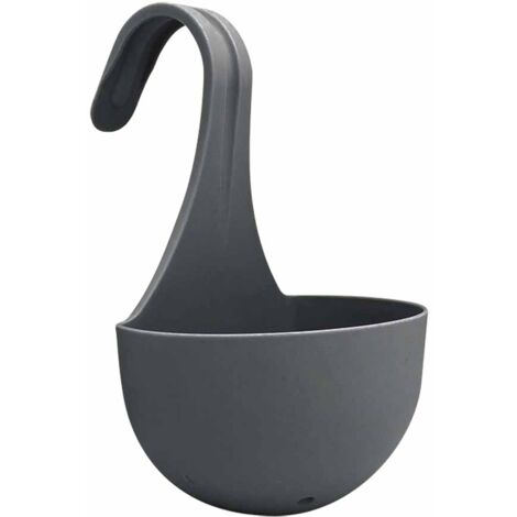 Pot de fleur à accrocher anthracite - anthracite