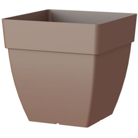 Pot De Fleur Capri Carre 35cm Taupe - Artevasi Ida
