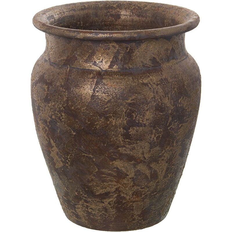 Jardinière Céramique 32 Cm Or Vieilli °28X32 Cm