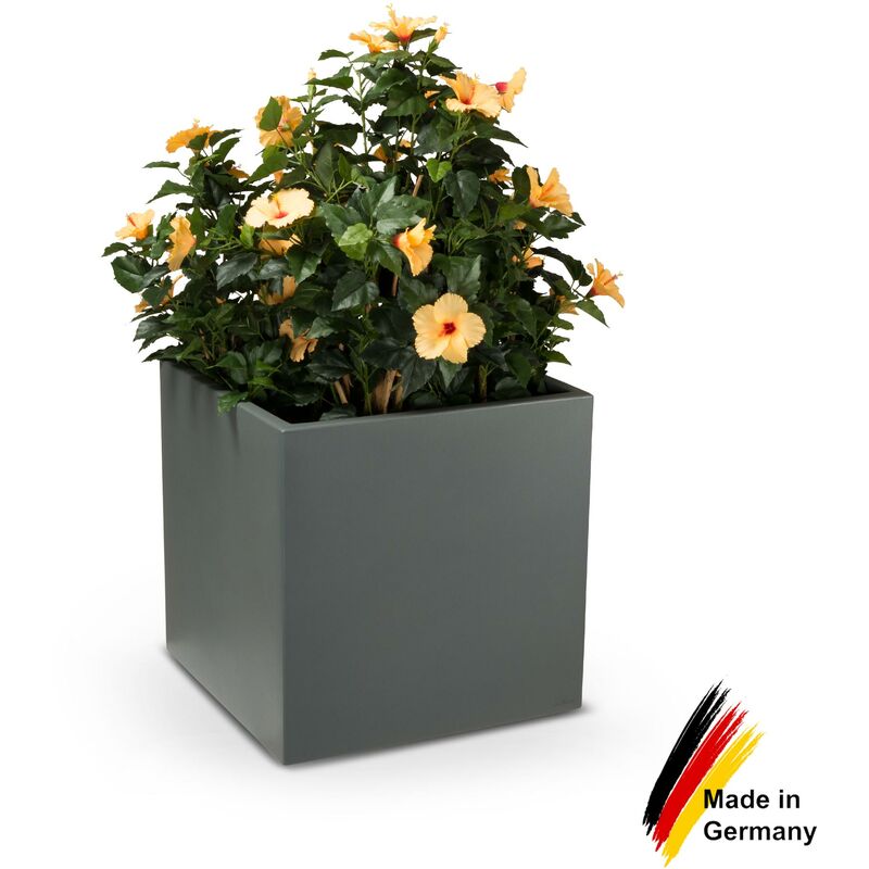 Pot de fleur cubo 60 en plastique, dimensions: 60x60x60 (l/p/h), couleur: gris basalte mate - grau