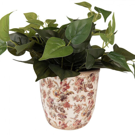 Pot de fleur d'intérieur Beige Rose 16x16cm