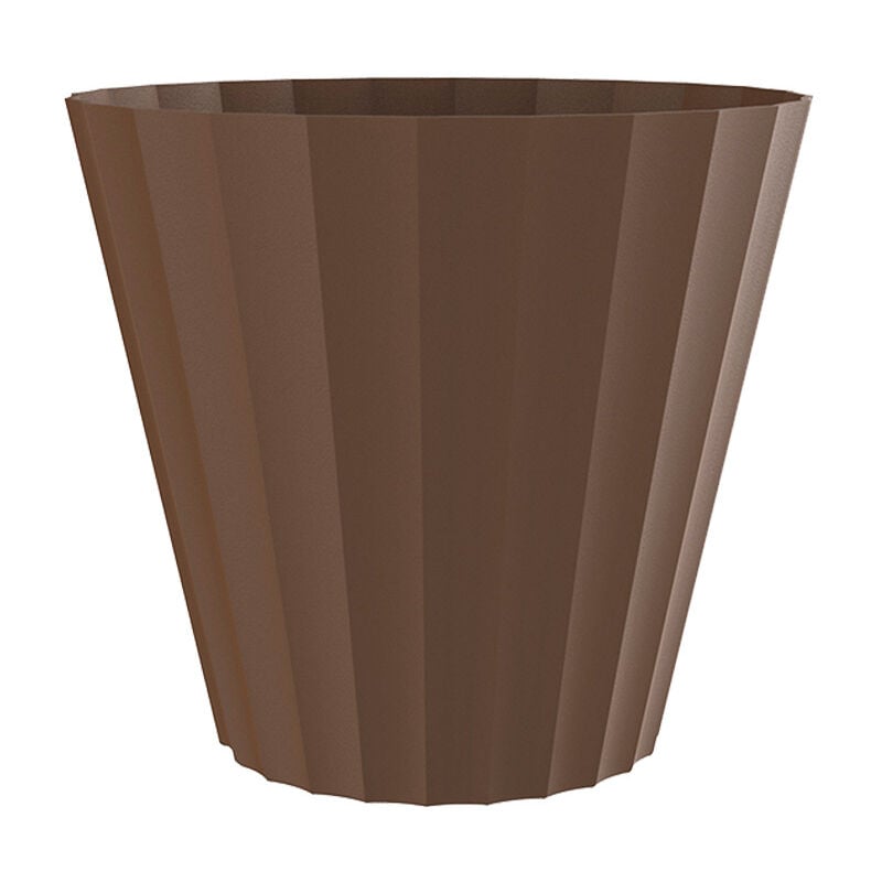 Plastiken - Pot de fleur doric ø26x23cm couleur bronze