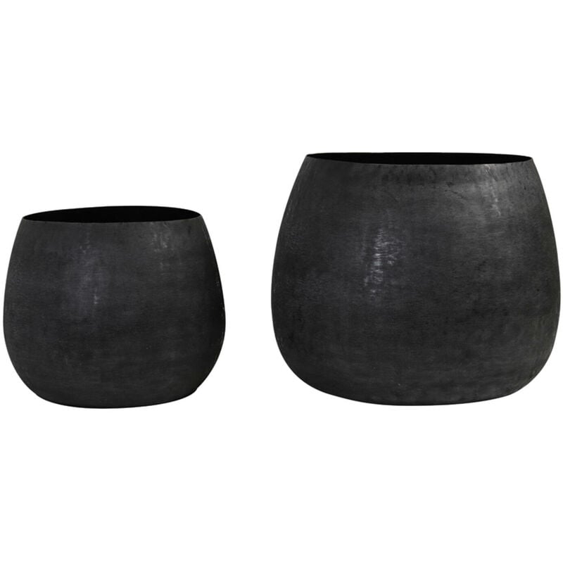 Light&living - pot de fleur - noir - métal - 5984912 - Noir