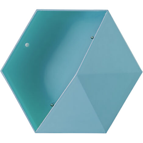 [Pot de fleur mural multifonction] [Lake Blue] [INS] [Geométrique Nordic]