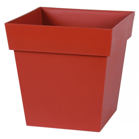 Pot de fleur plastique carré toscane 22 litres - 32 x 32 x 32 - EDA