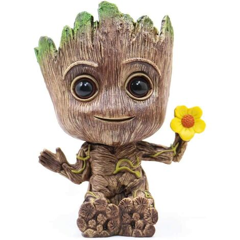 CCYKXA Baby Groot Pot de Fleur - Figurine d'action pour Plantes et stylos  du Film Classique 