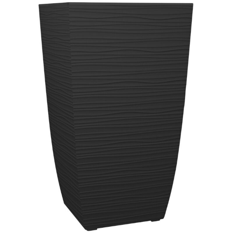 EDA - Pot carré Haut diva stone , 43,5 x 43,5 x 78,2 cm, 42 l