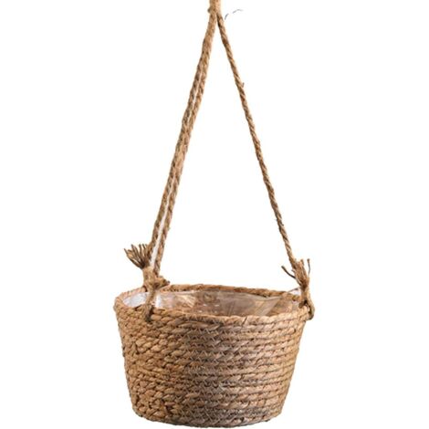 Pot de Fleur Suspendu, Jardinière Balcon pour Intérieur et Extérieur, Support de Plante Suspendue, Décoration
