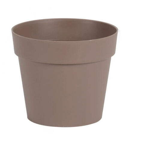 Pot de fleur Toscane Ø 20 x 17 cm - 3 L - Taupe