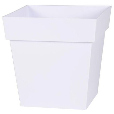 EDA Pot carré Toscane - 50 cm - 87 L - Rouge