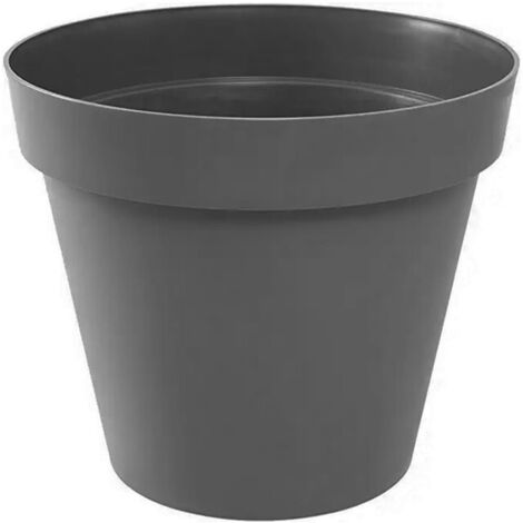 Pot de fleur Toscane POP Ø25x20,6 cm rond 6L - Gris anthracite