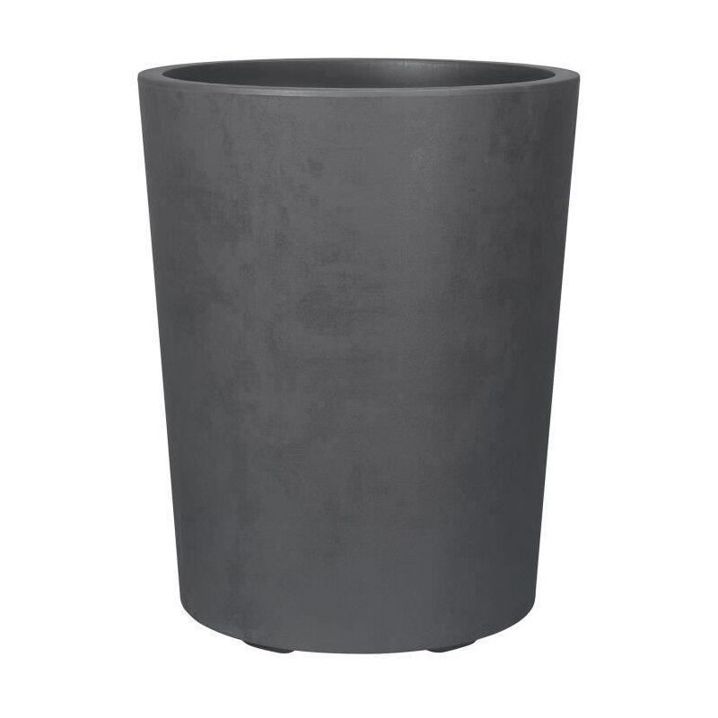 Pot de fleur Vase Deroma Millennium r - Anthracite - a réserve d'eau - Hauteur - 53 cm