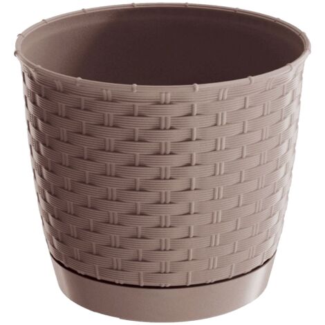 Pot de Fleurs 4,2L RATOLLA ROUND 220x220x195 mm, Mocca