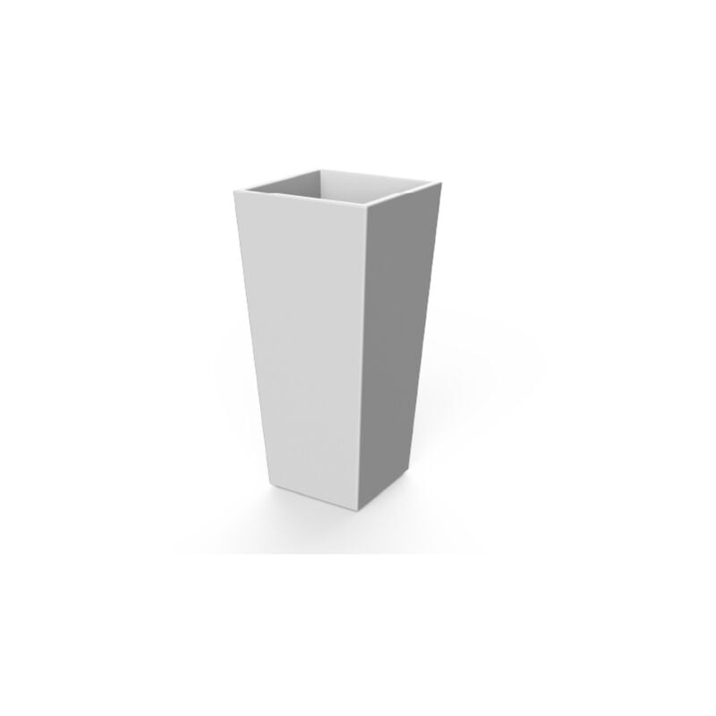 MELISA 30 Jardinière carrée et haute pour l'intérieur et l'extérieur Pour plantes et fleurs Très résistante au passage du temps. Fabriqué en