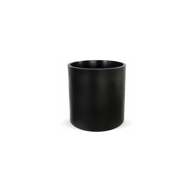 Pot de fleurs 80 noir opaque ø80x80cm - Noir - Moovere