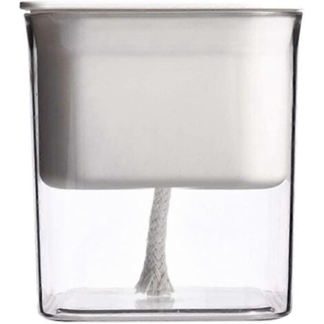 Pot de fleurs à deux niveaux avec réservoir d'eau intégré, pratique pour l'arrosage des plantes d'intérieur. Blanc