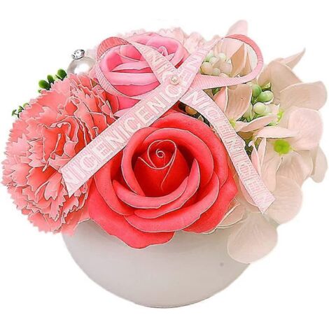 Pot de fleurs artificiel en plastique - Pour intérieur et extérieur - Décoration de jardin, C