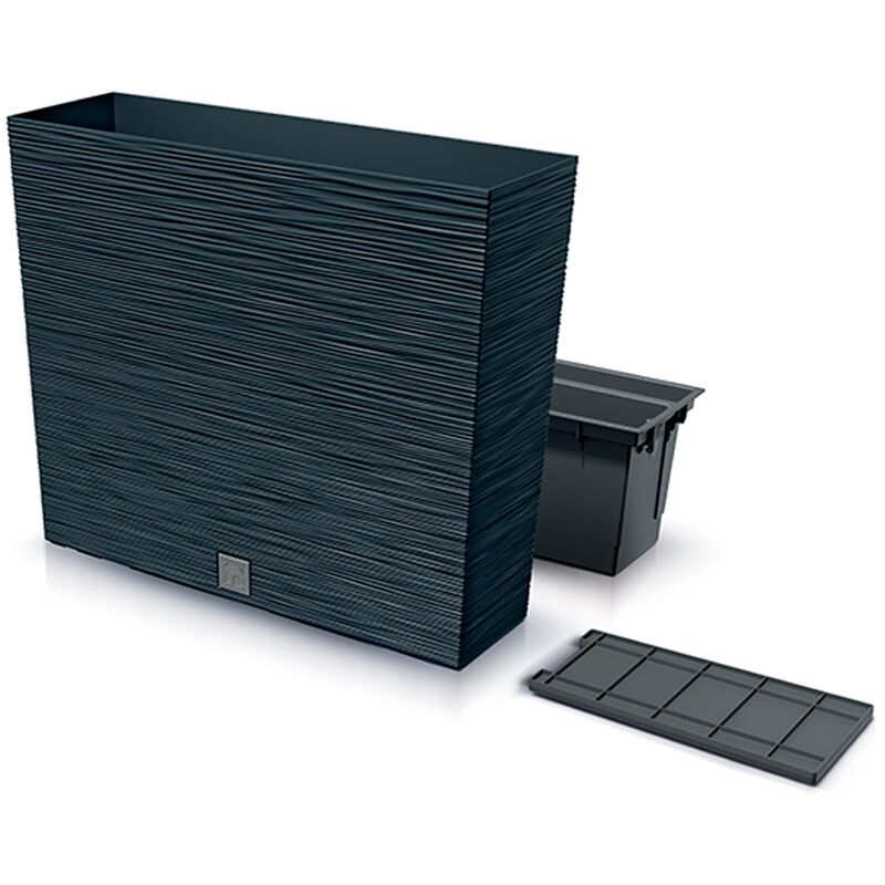 Prosperplast - Pot de fleurs avec reserve d´eau 12 l anthracite - furu