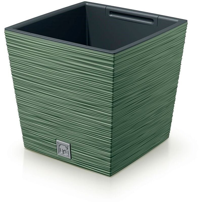 Pot de fleurs avec reserve d´eau 7,5 l Vert - furu