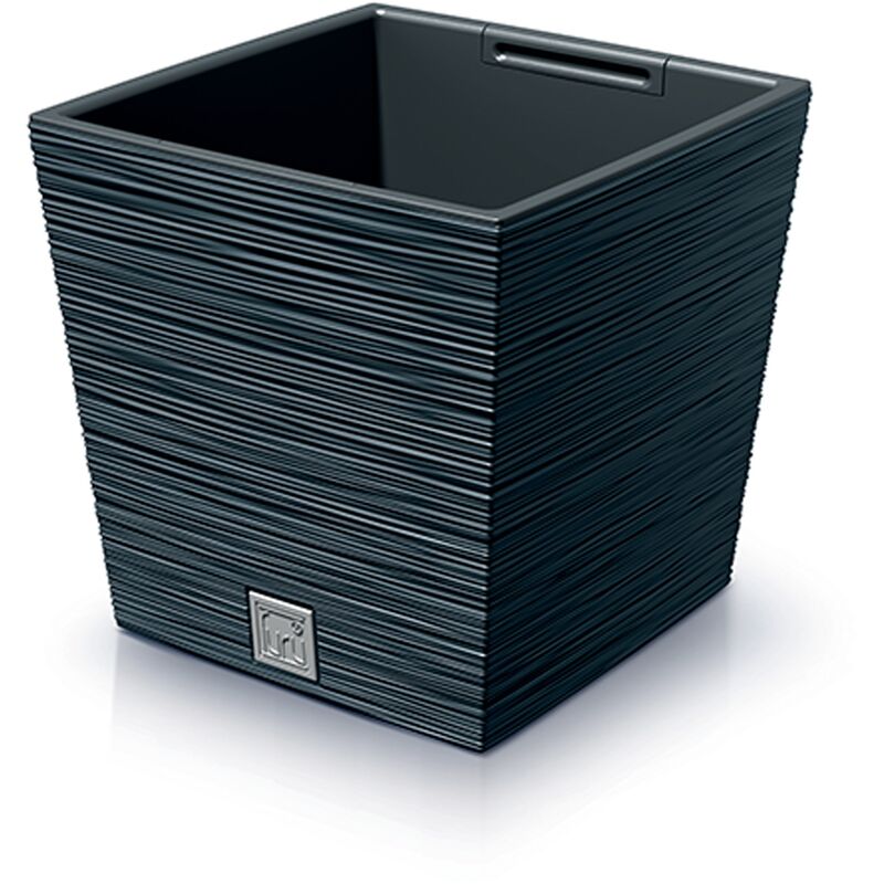 Pot de fleurs avec reserve d´eau 7,5 l anthracite - furu