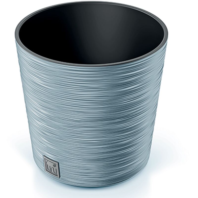 Pot de fleurs avec reserve d´eau 15 l gris galet - furu