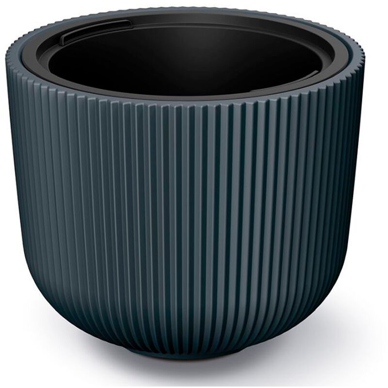 Pot de Fleurs Anthracite avec réservoir, Collection Milly, 46,9 x 46,9 x 38,5 cm, capacité 54 l. - Prosperplast