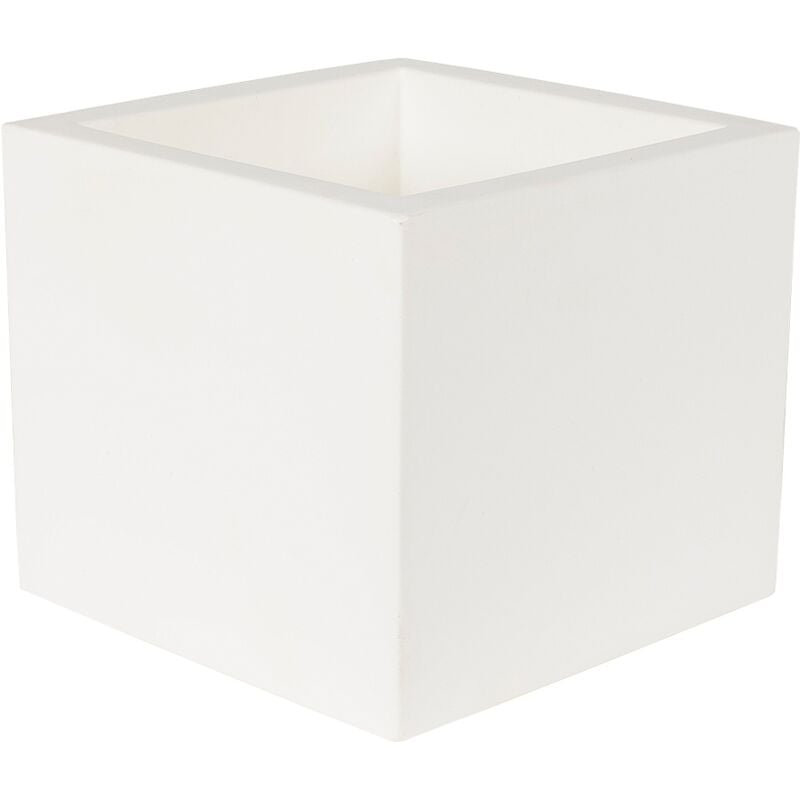 Narciso 60 Jardinière carrée d'intérieur et d'extérieur pour plantes et fleurs Très résistante au passage du temps. Fabriqué en polyéthylène en