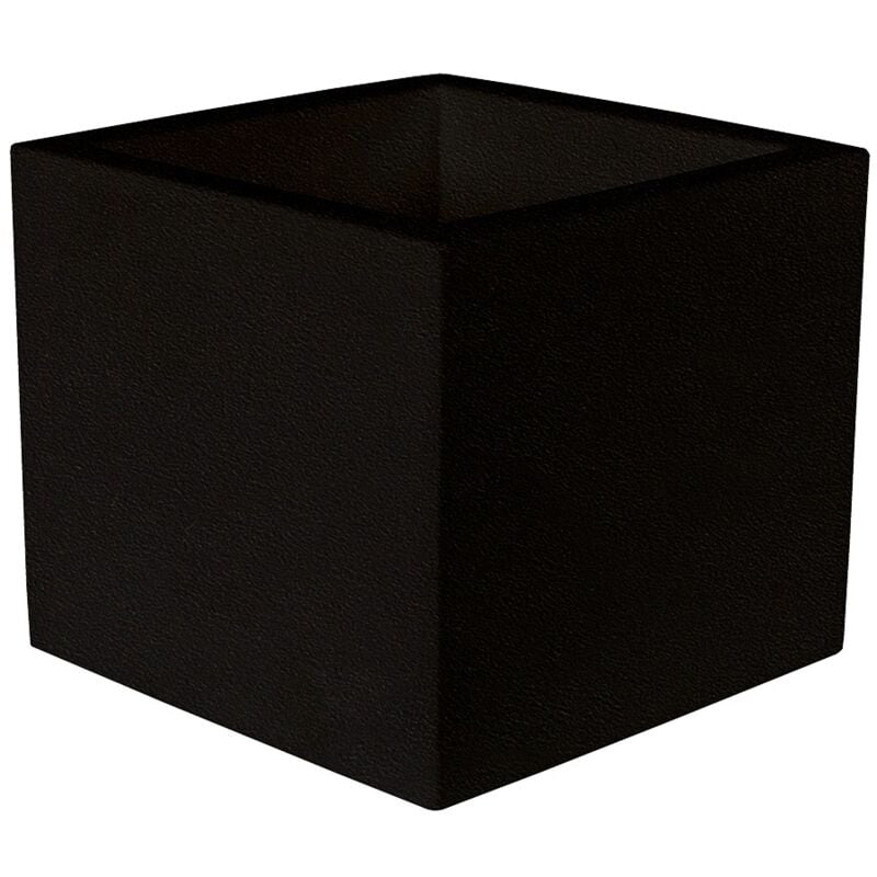 NARCISO 40 Jardinière carrée d'intérieur et d'extérieur pour plantes et fleurs très résistante aux intempéries. Fabriqué en polyéthylène en Espagne