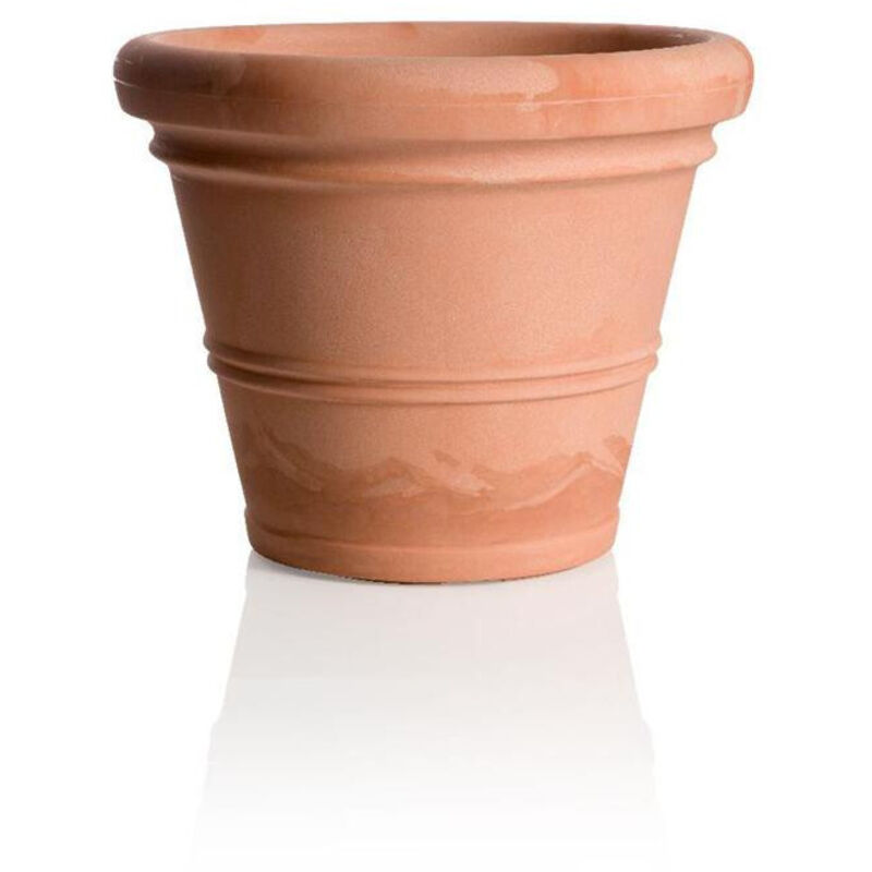 Pot de fleurs Chianti en plastique - Terracotta - D 100 cm - Livraison gratuite Pot de fleurs Chianti en plastique - Terracotta - D 100 cm - Livraison gratuite