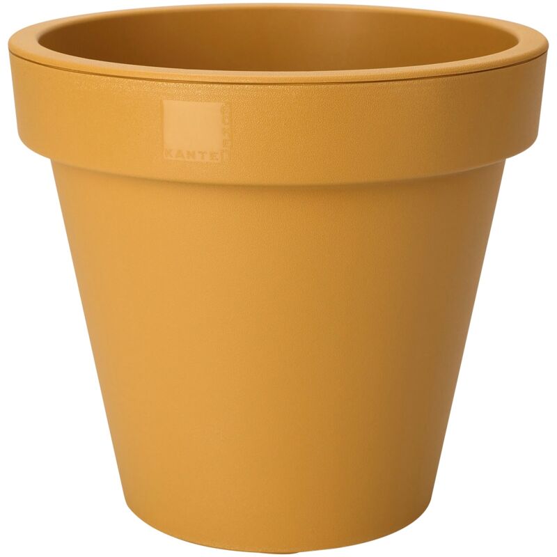 Pot de fleurs couleur moutarde plusieurs diamètres Ø 30 cm