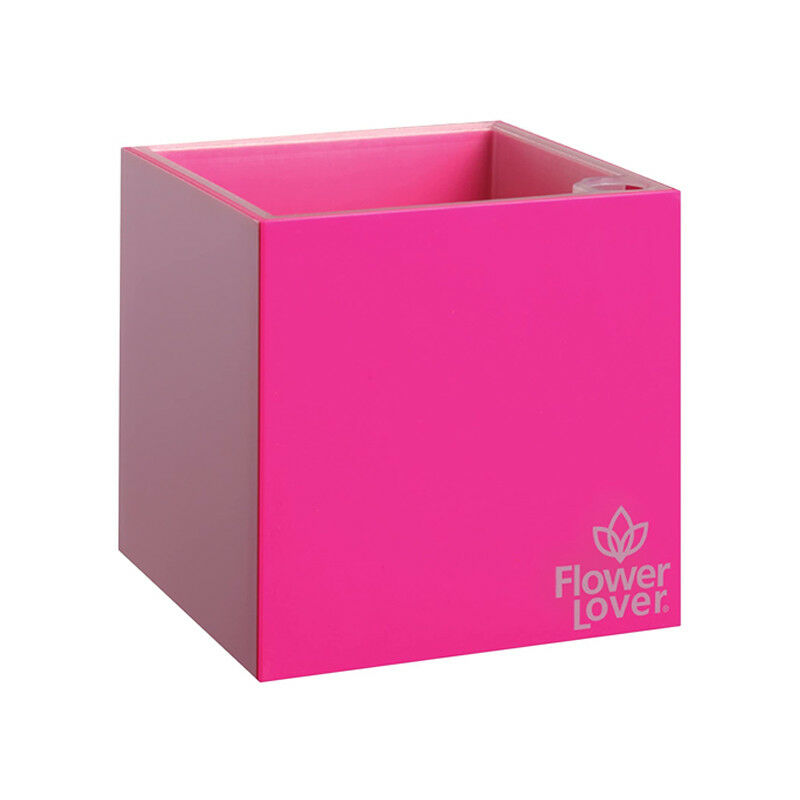 Flower Lover - Pot de fleurs - Cubico - Rose - 21x21x21cm