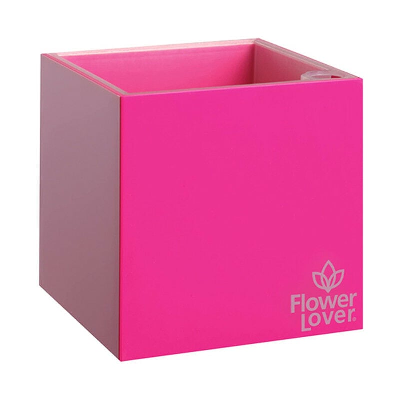 Flower Lover - Pot de fleurs - Cubico - Rose - 27x27x27cm