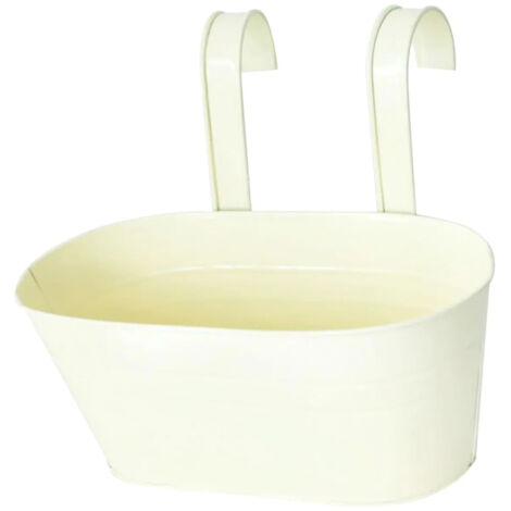 Pot de fleurs cubique en fer avec trou de drainage P