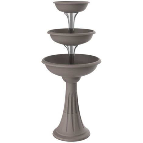 Pot de fleurs design - Trevy - D 50 x H 114 cm - Beige - Livraison gratuite