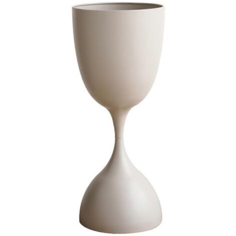 Pot de fleurs élégant en fer forgé pour intérieur, sur pied, grand format.